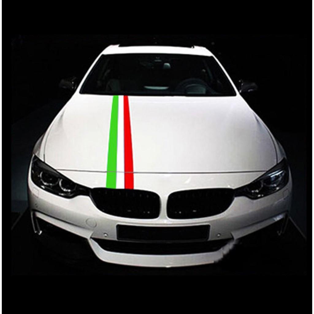 Freeship PK ô tô | decal dán xe thể thao phong cách BMW M sport, cờ ý, đức, pháp, loại cao cấp độ bền cao