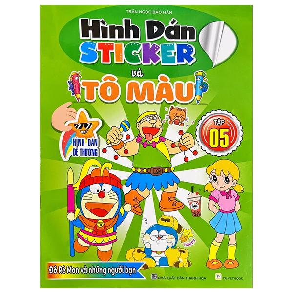 Sách - Hình Dán Sticker Và Tô Màu - Tập 5