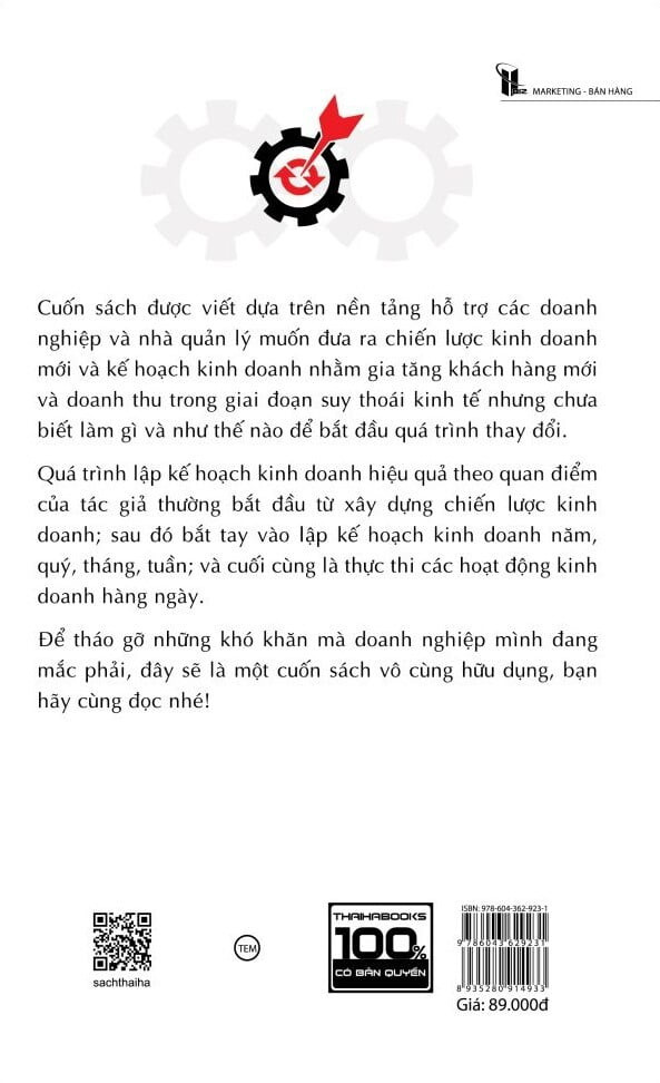 Mô Hình Xây Dựng Chiến Lược Và Kế Hoạch Kinh Doanh Cho Doanh Nghiệp Vừa Và Nhỏ (Thái Hà Books)