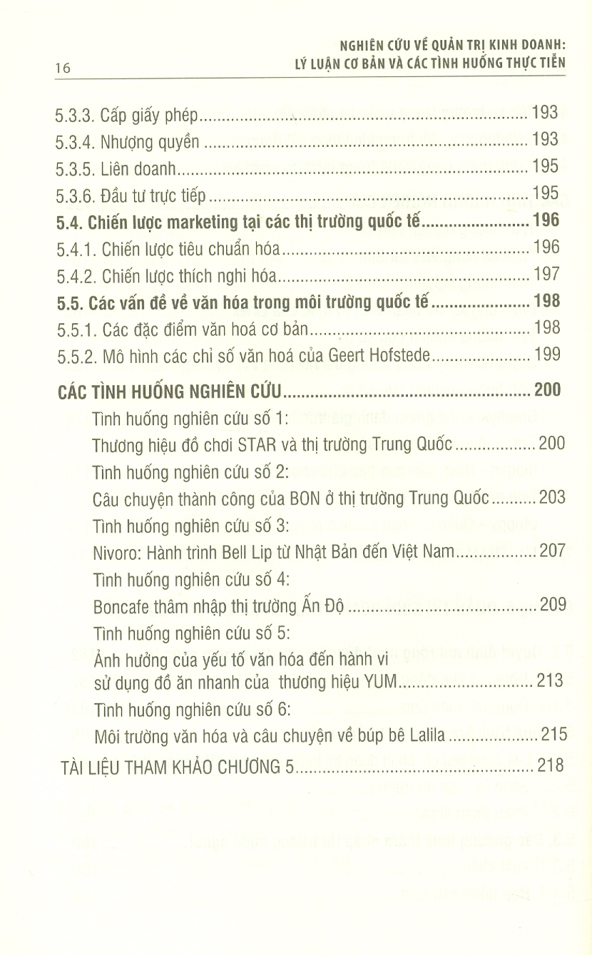 Nghiên Cứu Về Quản Trị Kinh Doanh - Lý Luận Cơ Bản Và Các Tình Huống Thực Tiễn (Sách chuyên khảo)