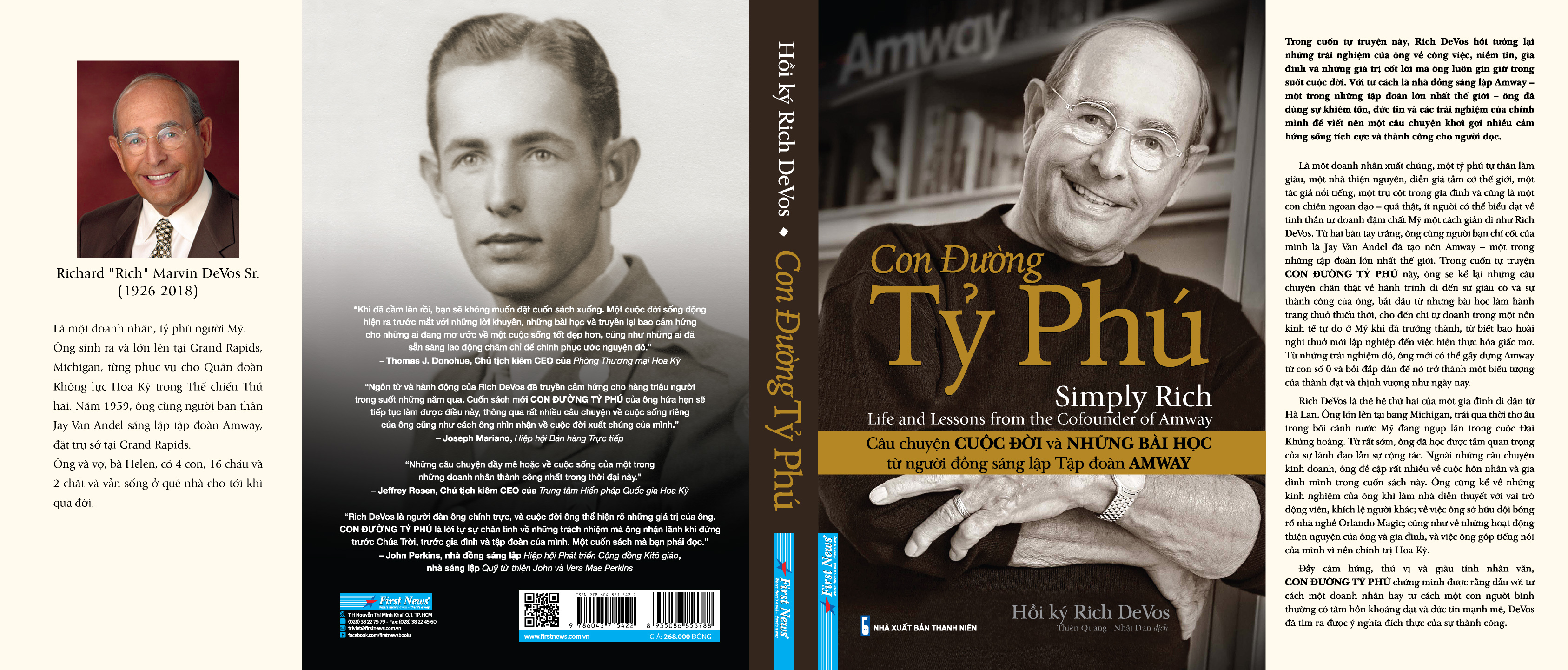 Hồi Ký Rich DeVos - Con Đường Tỷ Phú (Tái Bản)