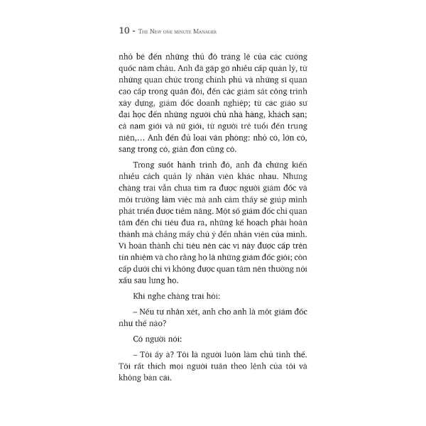 Sách Vị giám đốc một phút - Ken Blanchard, Ph D Spencer Johnson, M D