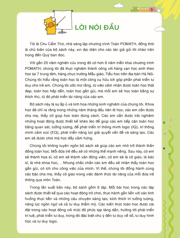 POMath - Toán Tư Duy Cho Trẻ Em 4-6 Tuổi (Tập 4)
