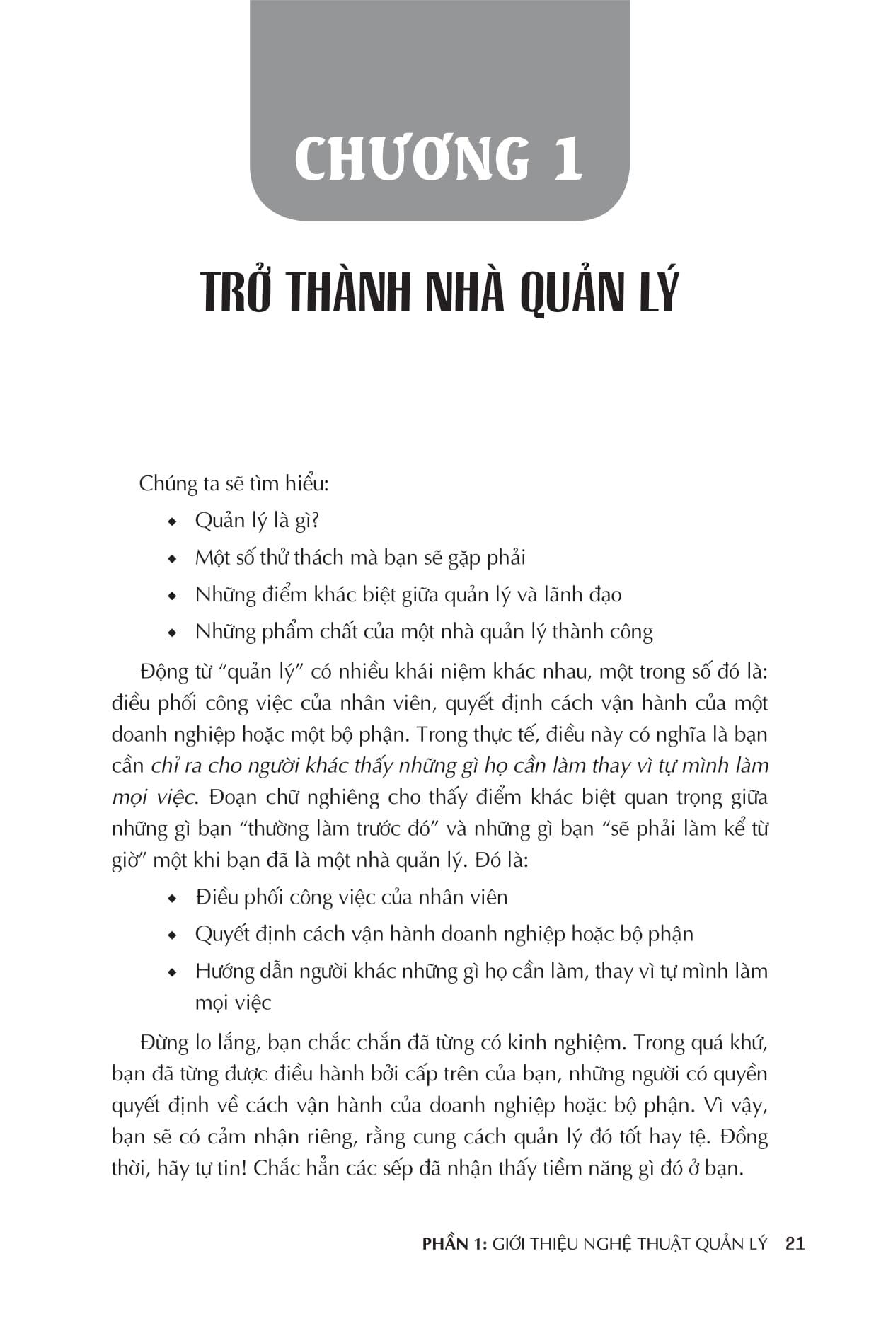 Cẩm Nang Trở Thành Nhà Quản Lý Xuất Sắc