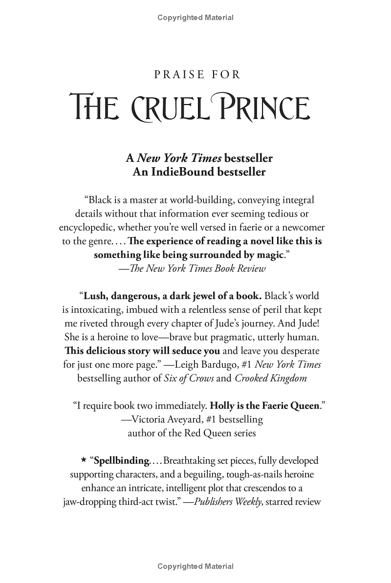 The Folk Of The Air 1: The Cruel Prince