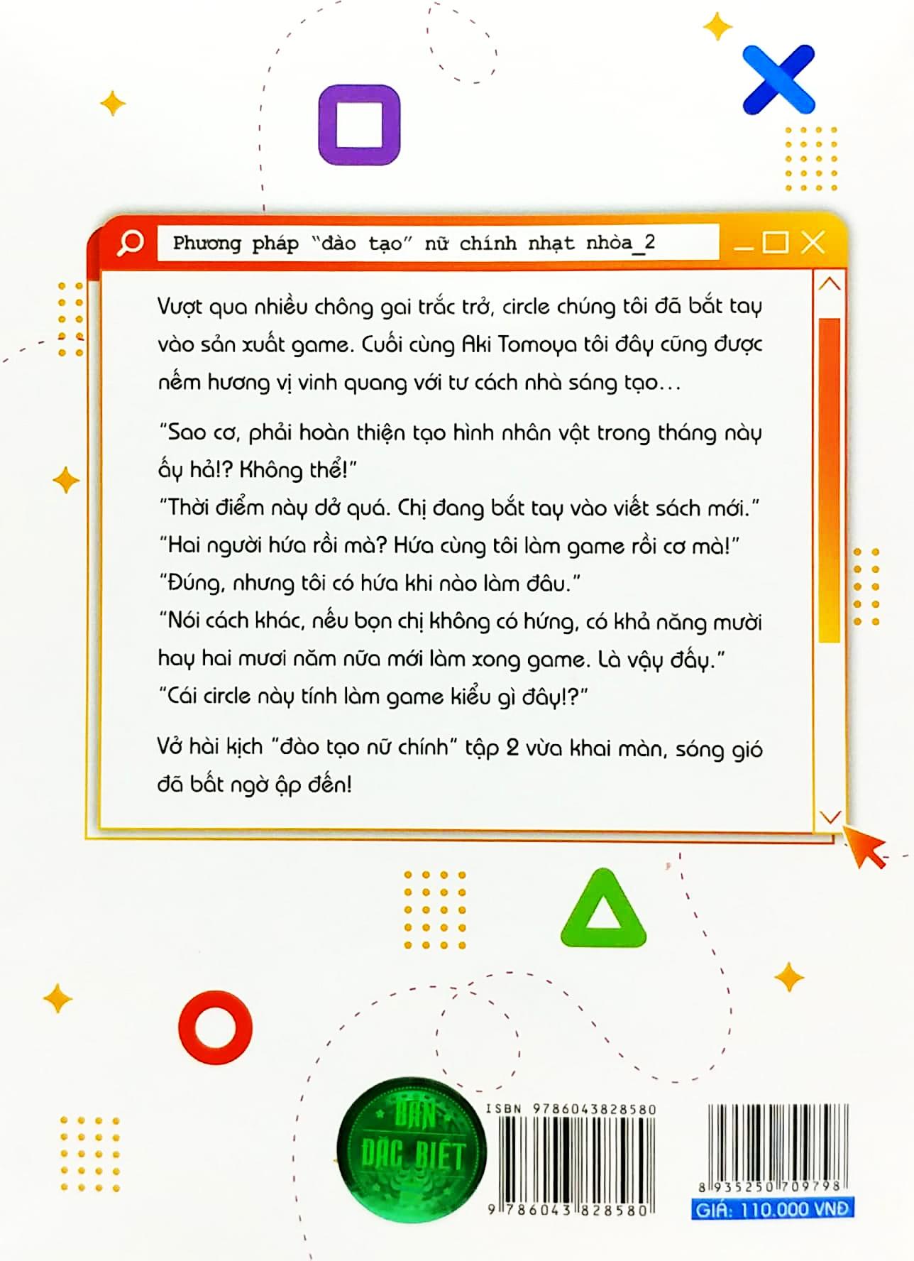 Phương Pháp "Đào Tạo" Nữ Chính Nhạt Nhòa - Tập 2 - Bản Đặc Biệt - Tặng Kèm Gameplay Card (Card Nhựa Trong)