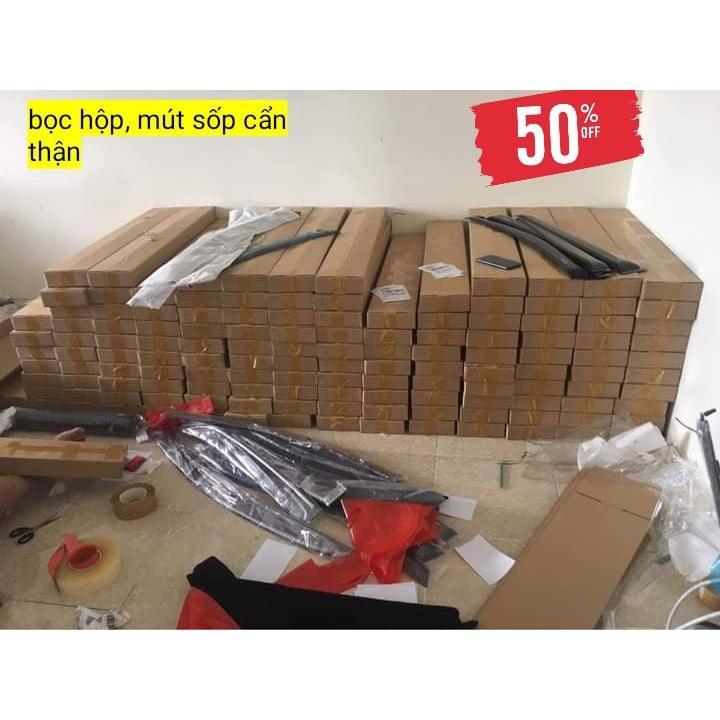 Vè che mưa Kia Soluto 2018-2022 chỉ mạ crom cao cấp, chất liệu dày, có vi deo rivew sản phẩm