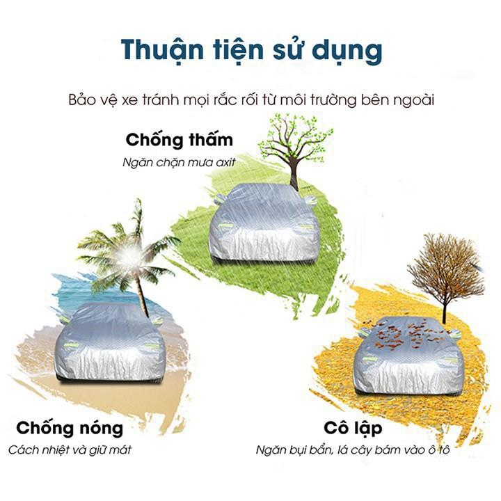 Bạt phủ xe bán tải Toyota Hilux 3 lớp chống nóng, chống thấm, chống bụi. Bạt phủ xe Hilux, Bạt trùm xe bán tải