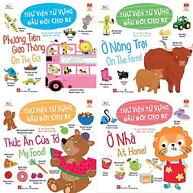 Combo - Thư viện từ vựng đầu đời cho bé 4T
