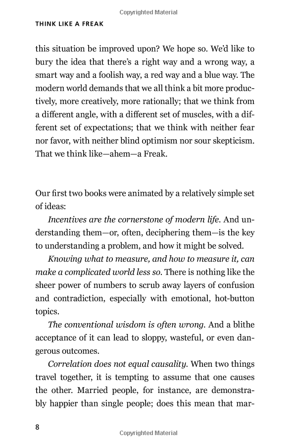 Think Like a Freak: The Authors of Freakonomics Offer to Retrain Your Brain