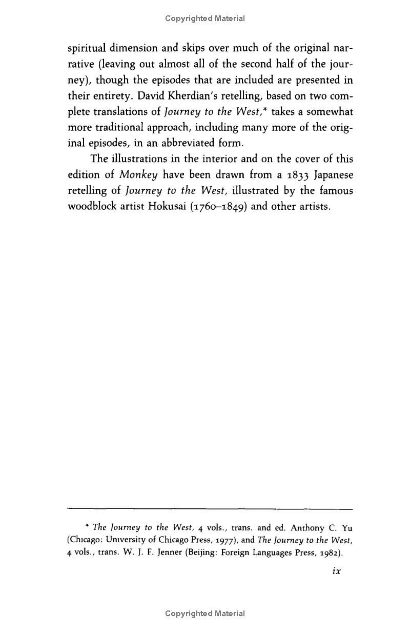 Sách ngoại văn: Monkey - A Journey To The West