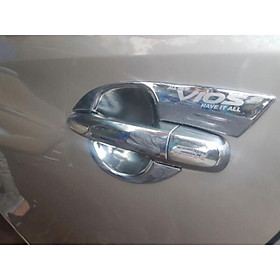 Bộ Ốp Hõm Tay Nắm Cửa Mạ Crom Chống Trầy Xước  Ô Tô Dành cho Toyota Vios 2014-2017