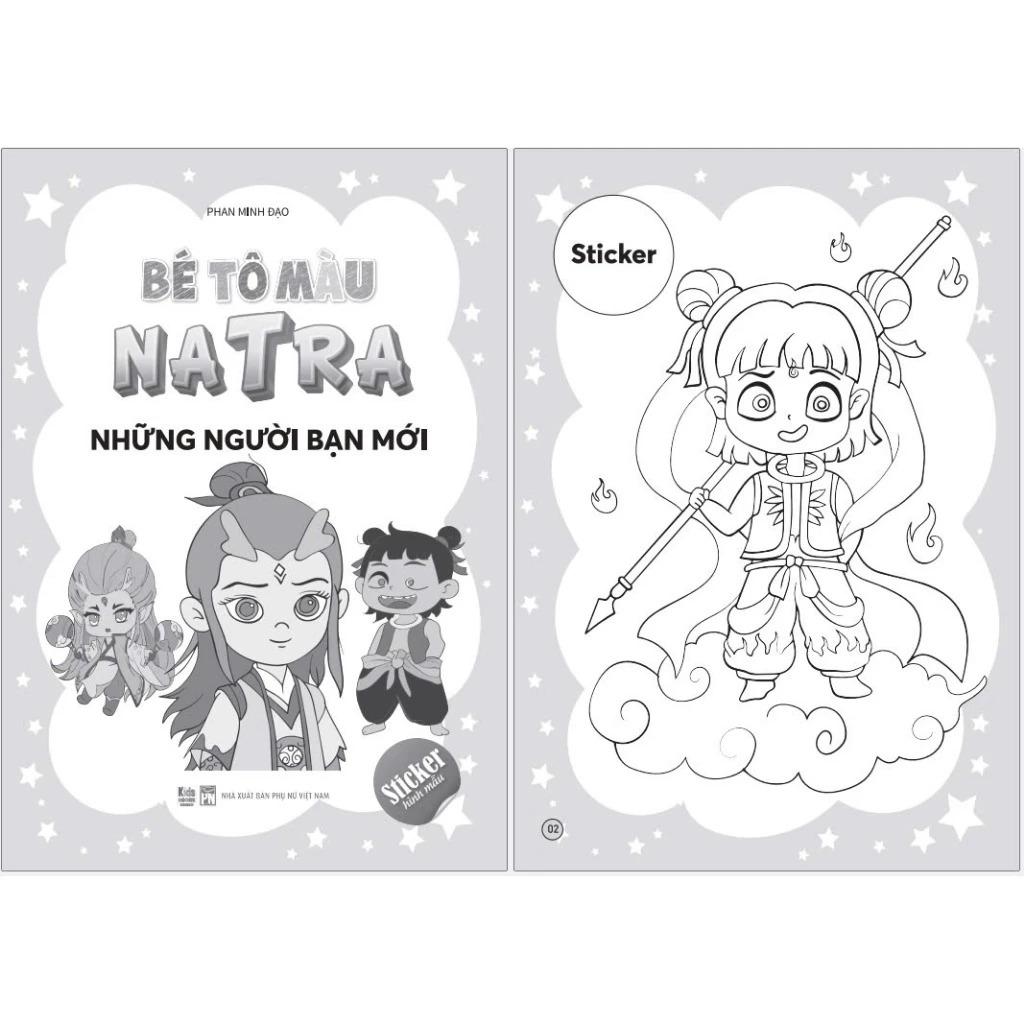 Sách - Bé Tô Màu Natra - Những Người Bạn Mới