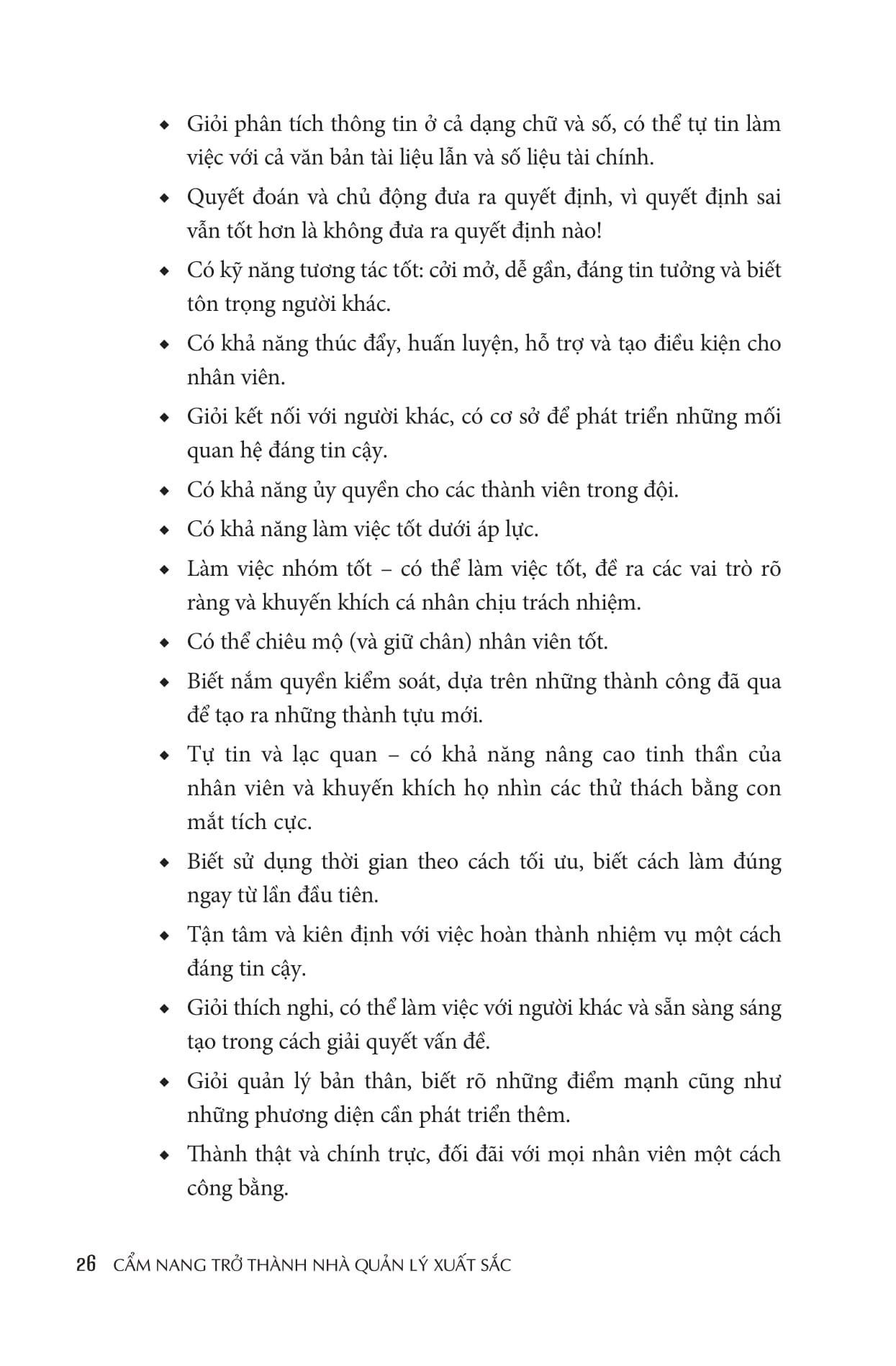 Cẩm Nang Trở Thành Nhà Quản Lý Xuất Sắc