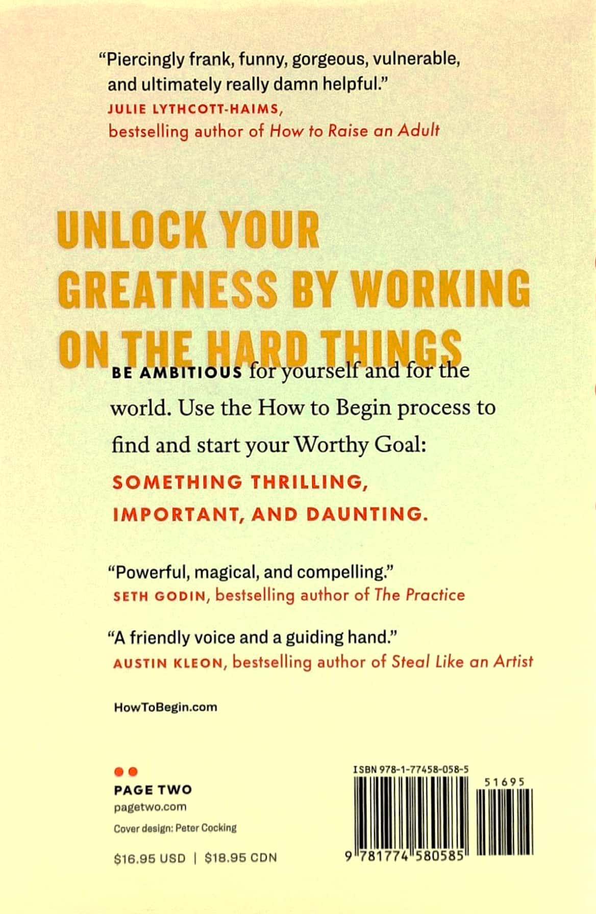How To Begin: Start Doing Something That Matters