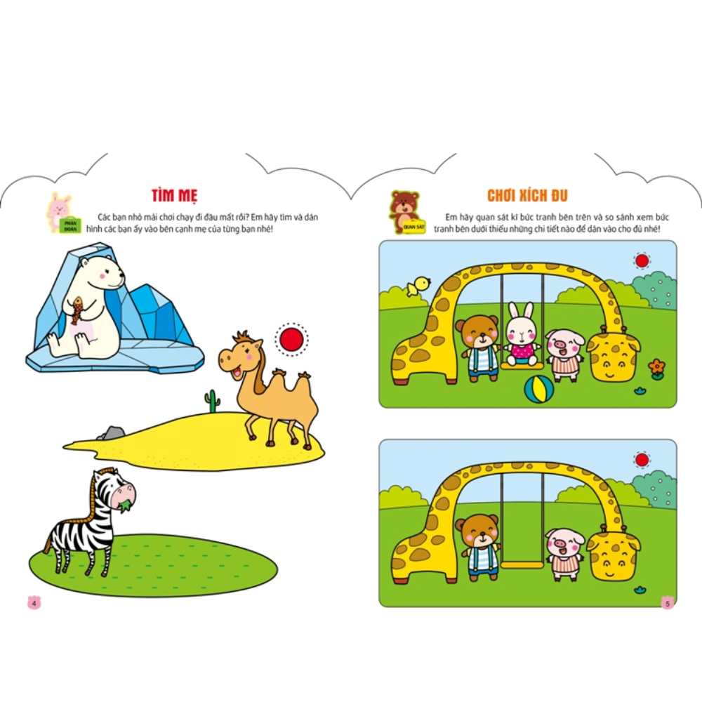 Dán Hình Thông Minh (Dành Cho Các Bé Từ 3 Đến 6 Tuổi) - Tập 1