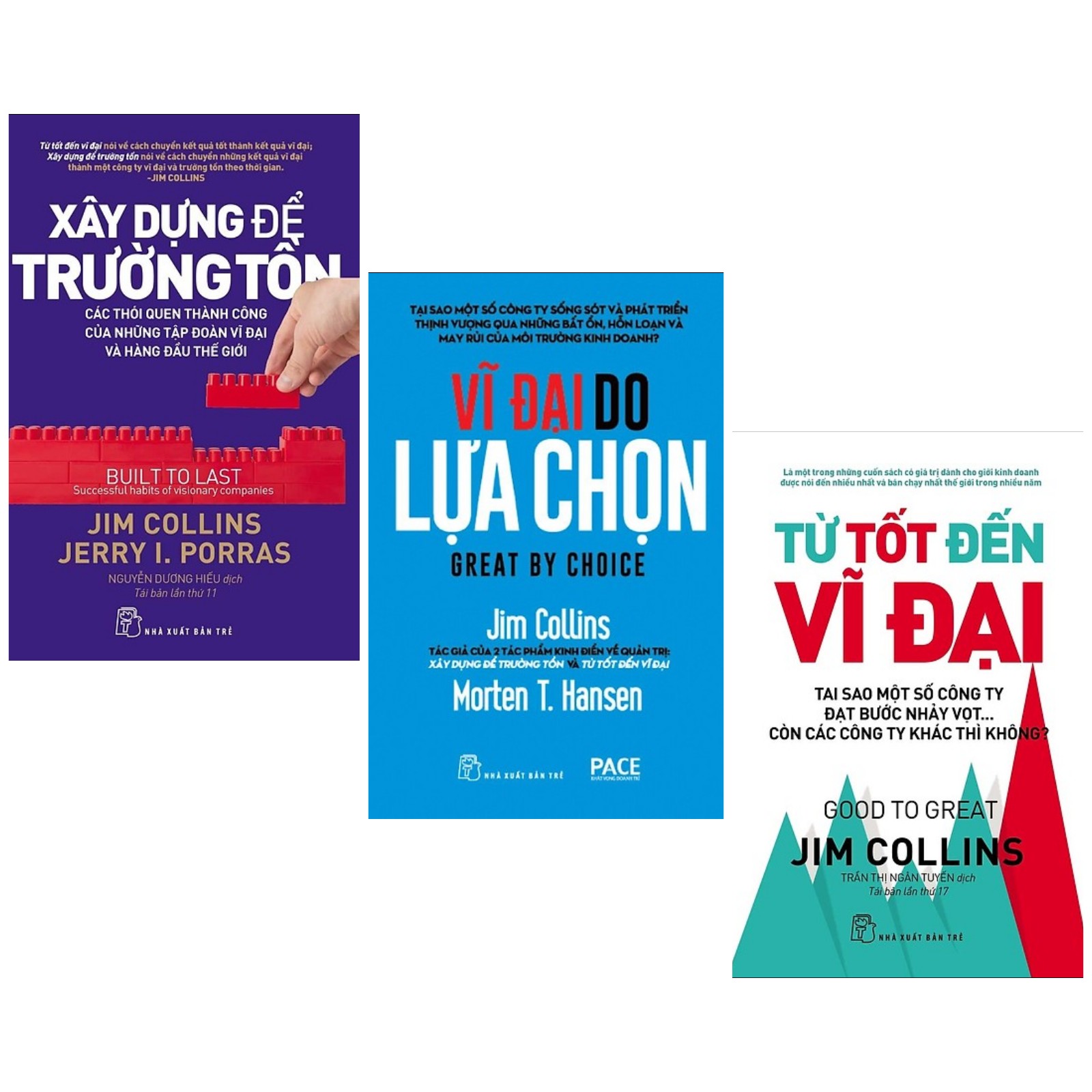 Combo Sách Kinh Tế Bán Chạy: Xây Dựng Để Trường Tồn + Vĩ Đại Do Lựa Chọn + Từ Tốt Đến Vĩ Đại (Bộ 3 Cuốn Cẩm Nang Tạo Dựng Thành Công Trong Kinh Doanh - Tặng Kèm Bookmark Green Life)