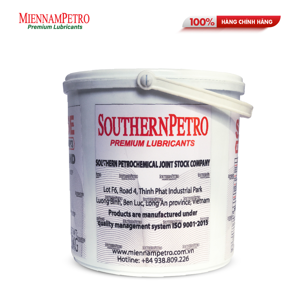 Mỡ Bôi Trơn MiennamPetro Sinogrease Lithium MP3 2,5KG Đa Dụng Bảo Vệ Xe Ô Tô Công Nghiệp Cao Cấp