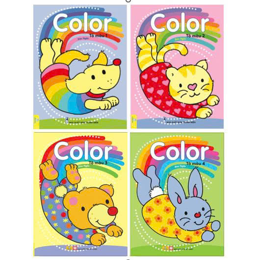 Sách - Bộ 4 cuốn Color - Tô Màu - ndbooks