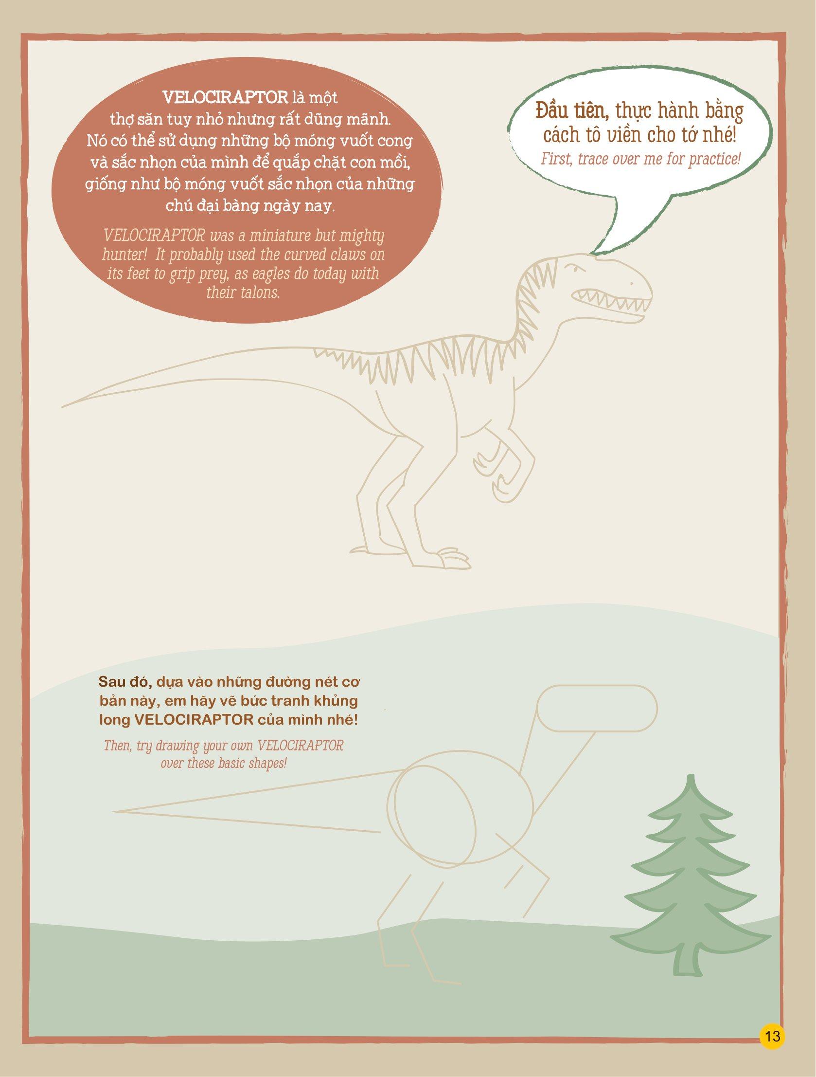 Họa Sĩ Tí Hon - Learn To Draw... Dinosaurs! - Nào, Ta Cùng Học Vẽ… Các Loài Khủng Long!