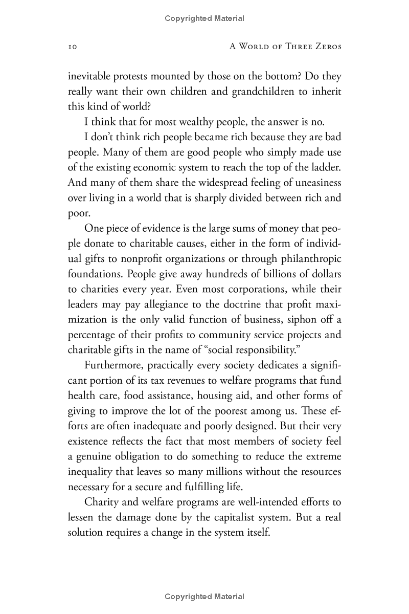 A World Of Three Zeros: The New Economics Of Zero Poverty, Zero Unemployment, And Zero Net Carbon Emissions