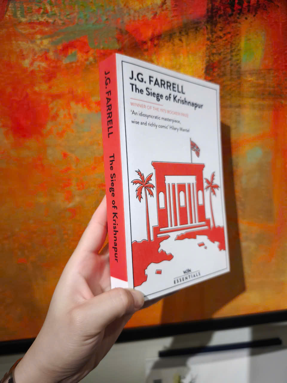 Sách - The Siege Of Krishnapur: Winner of the Booker Prize (W&N Essentials) by J.G. Farrell