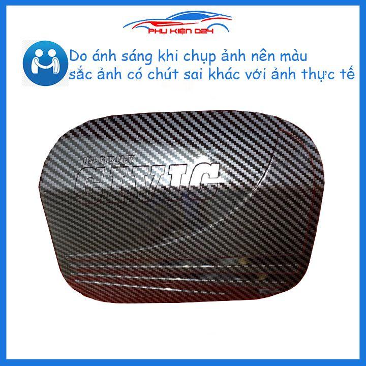 Ốp nắp bình xăng Civic 2016-2017-2018-2019-2020 bảo vệ chống trầy trang trí ô tô
