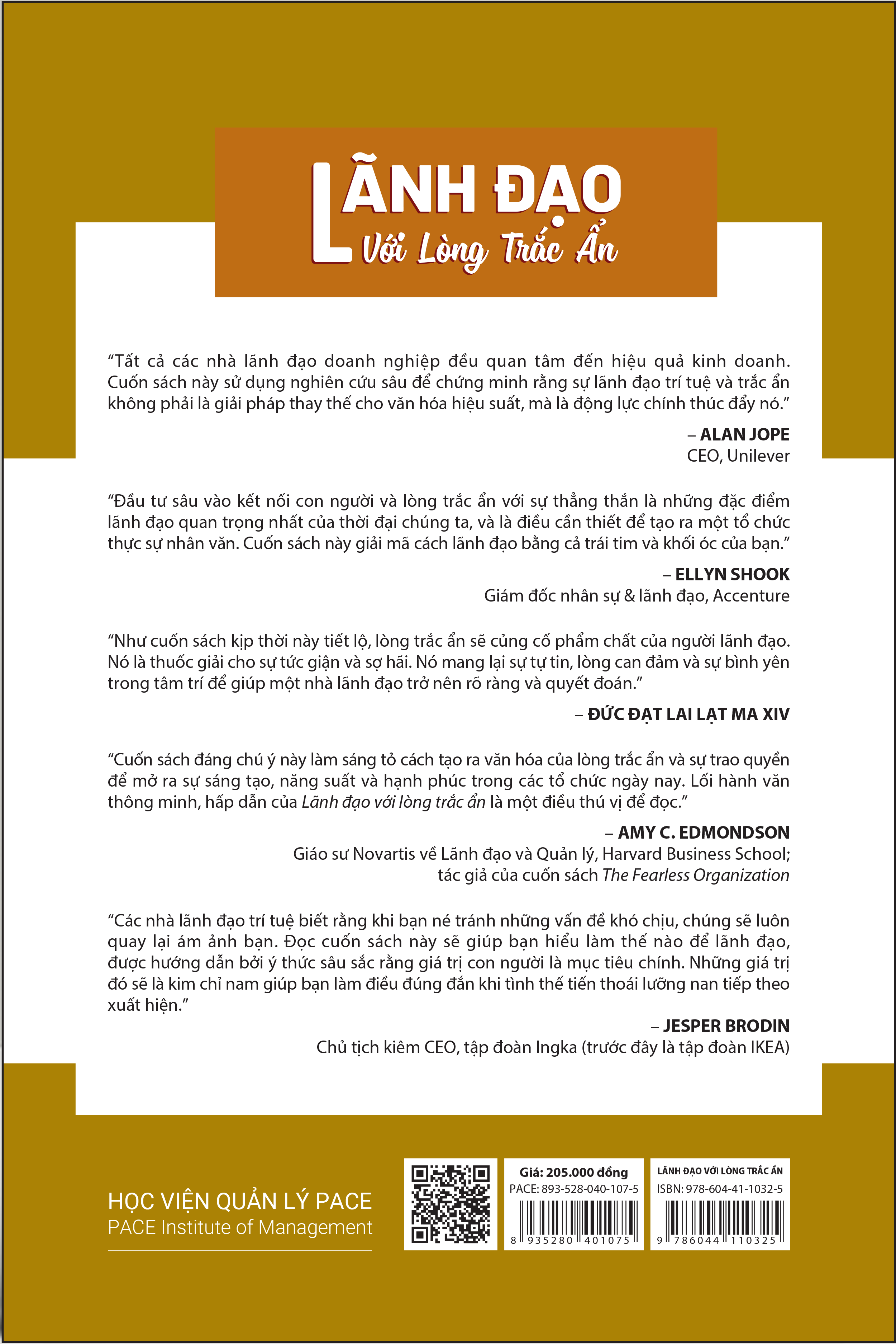 Lãnh Đạo Lòng Trắc Ẩn (Compassionate Leadership) - PACE Books