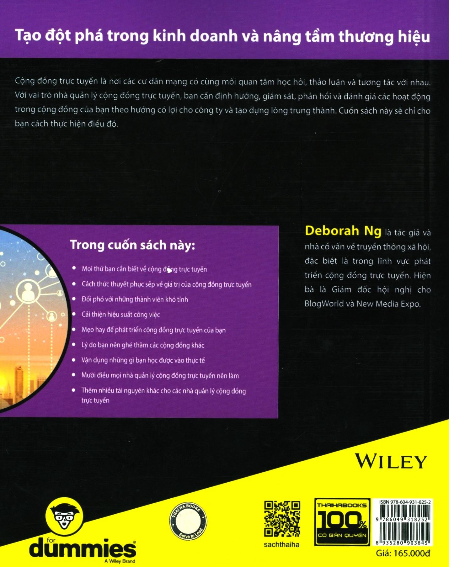 Quản Lý Cộng Đồng Trực Tuyến For Dummies