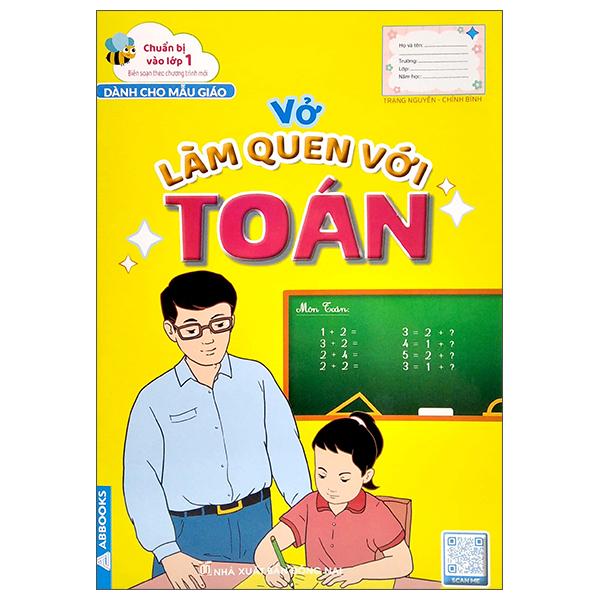 Sách - Chuẩn Bị Vào Lớp 1 - Vở Bé Làm Quen Với Toán - Bộ 4 Cuốn