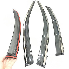 VÈ CHE MƯA CHỈ INOX CAO CẤP DÀNH CHO KIA CERATO 2019,2020,2021 GIÁ RẺ NHẤT CÓ VI DEO VÀ HÌNH ẢNH THẬT