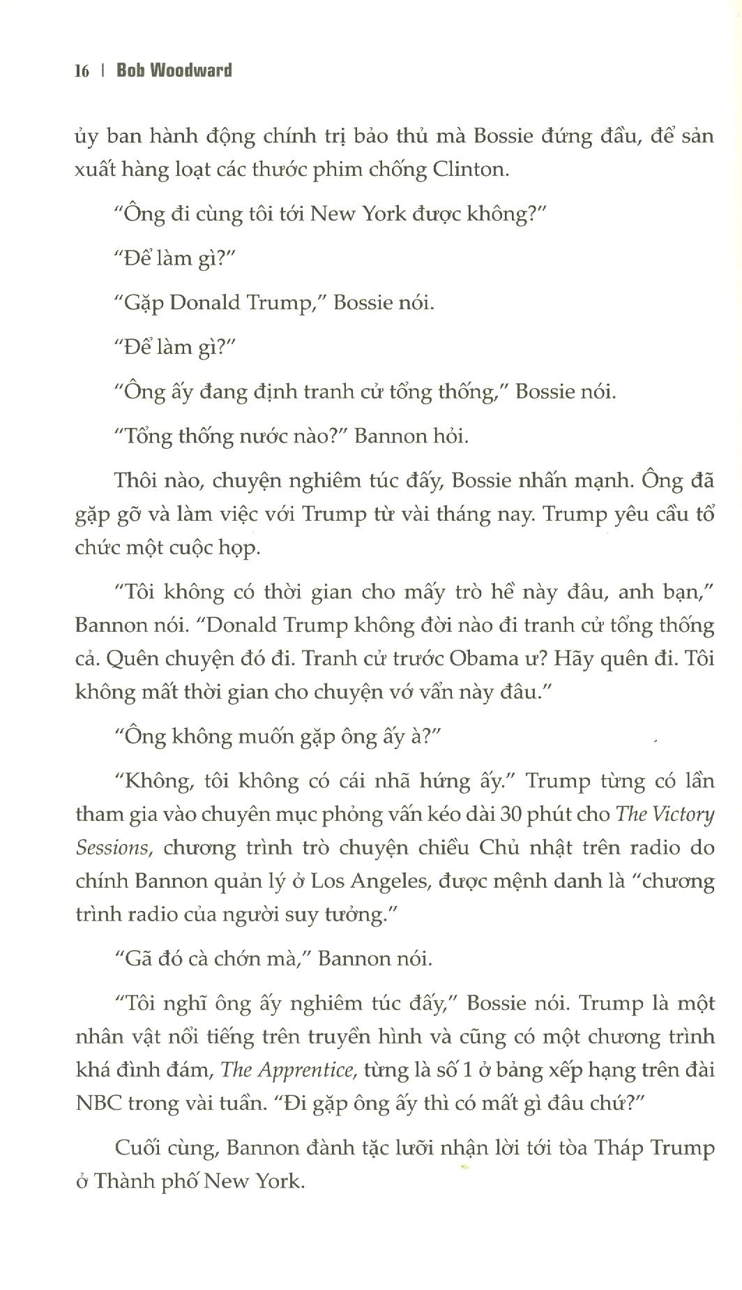 Trump Ở Nhà Trắng