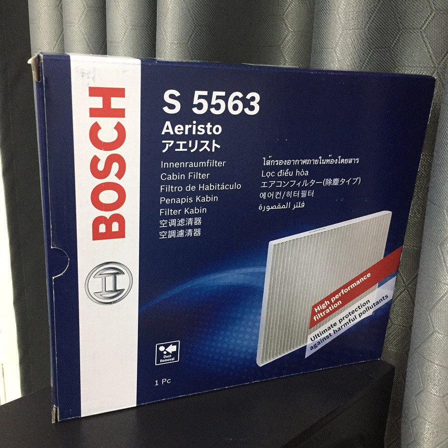Lọc Điều Hòa Loại Tiêu Chuẩn BOSCH Ariesto S5563 Dành cho Xe Hyundai SantaFe (18 -20 )