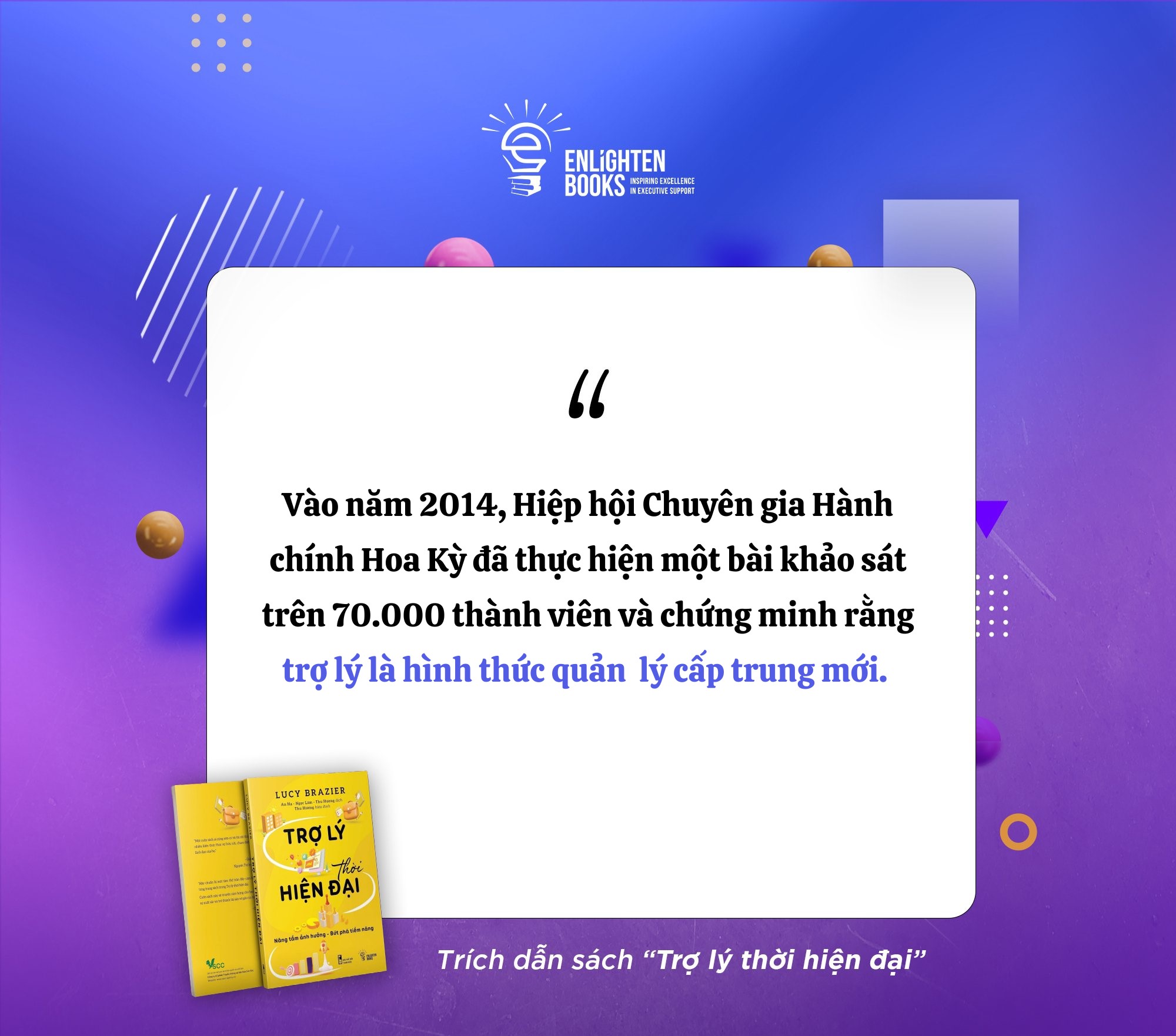 Sách TRỢ LÝ THỜI HIỆN ĐẠI - BÍ QUYẾT THÀNH CÔNG CHO NGƯỜI LÀM TRỢ LÝ & CHUYÊN VIÊN HÀNH CHÍNH THỜI 4.0