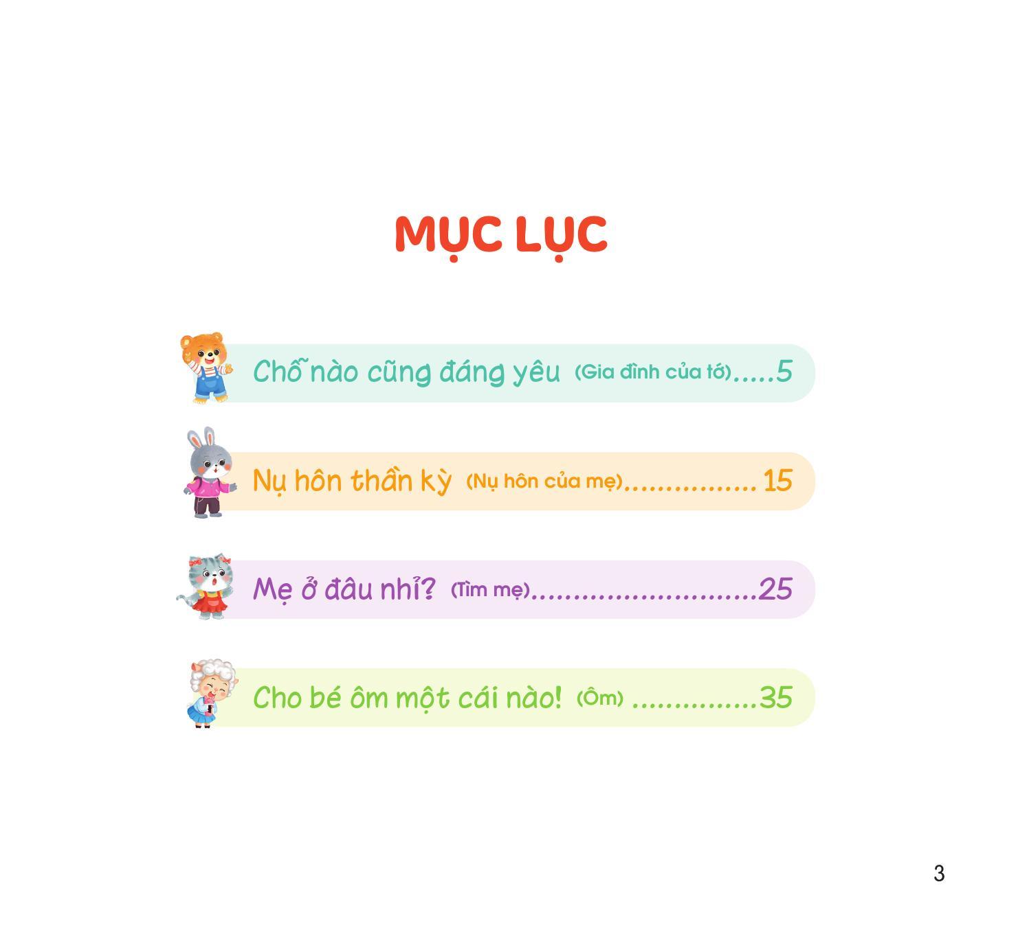 Sách - Bé Lớn Lên Cùng Những Câu Chuyện Nhỏ - Bé Biết Yêu Thương