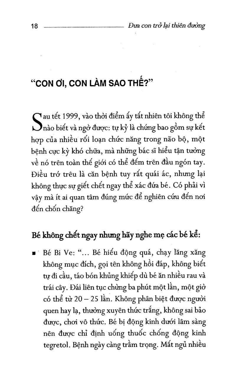Đưa Con Trở Lại Thiên Đường