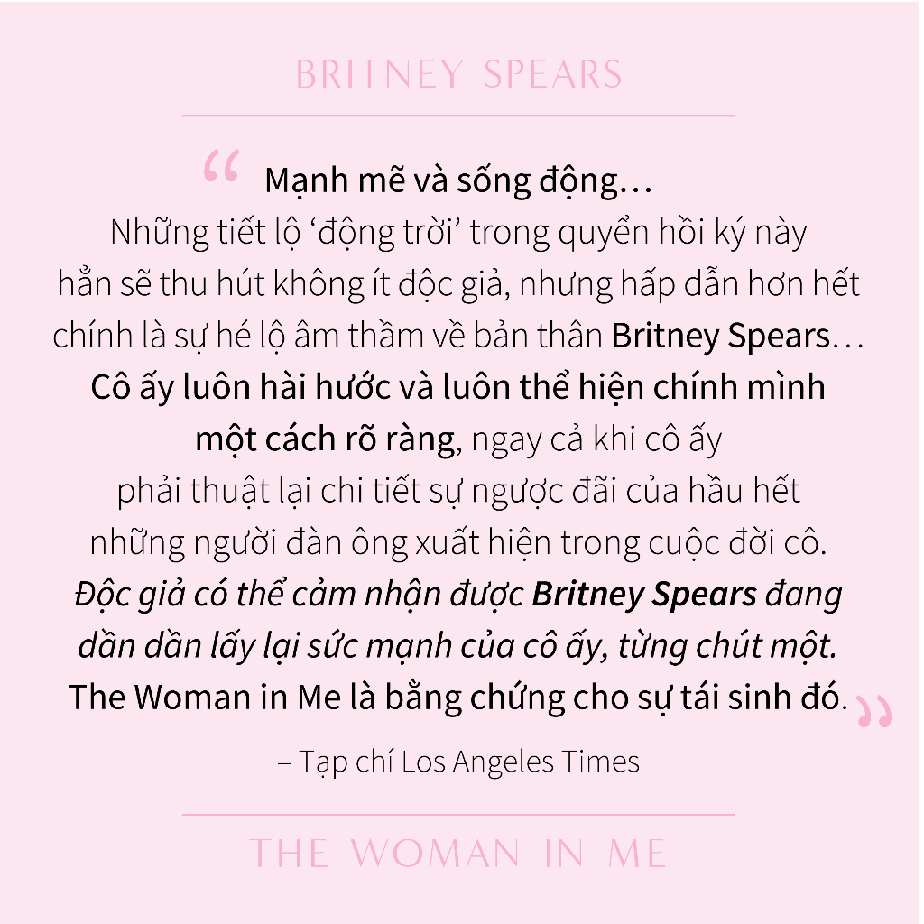 Sách - Người đàn bà trong tôi - Britney Spears (Kèm Poster A3)