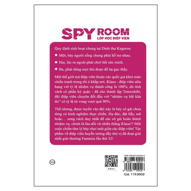 Spy room – Lớp học điệp viên - Tập 1 (Bản thường) - Bản Quyền