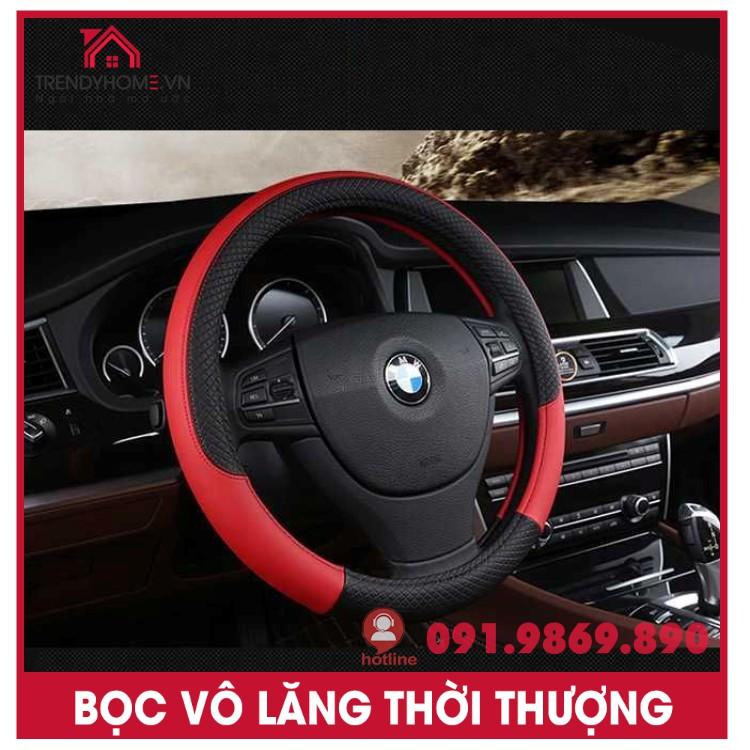 Bọc vô lăng xe Ô TÔ Da PU thoáng khí Bọc vô lăng Sparco hàng cao cấp Boc vo lang cỡ 38 cm Cửa hàng nội thất ô tô Trendy