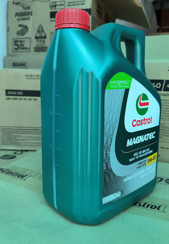 Dầu Động Cơ CASTROL MAGNATEC 5W30 API SP, can 4 LÍT
