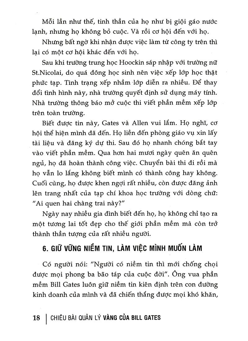 Chiêu Bài Quản Lý Vàng Của Bill Gates