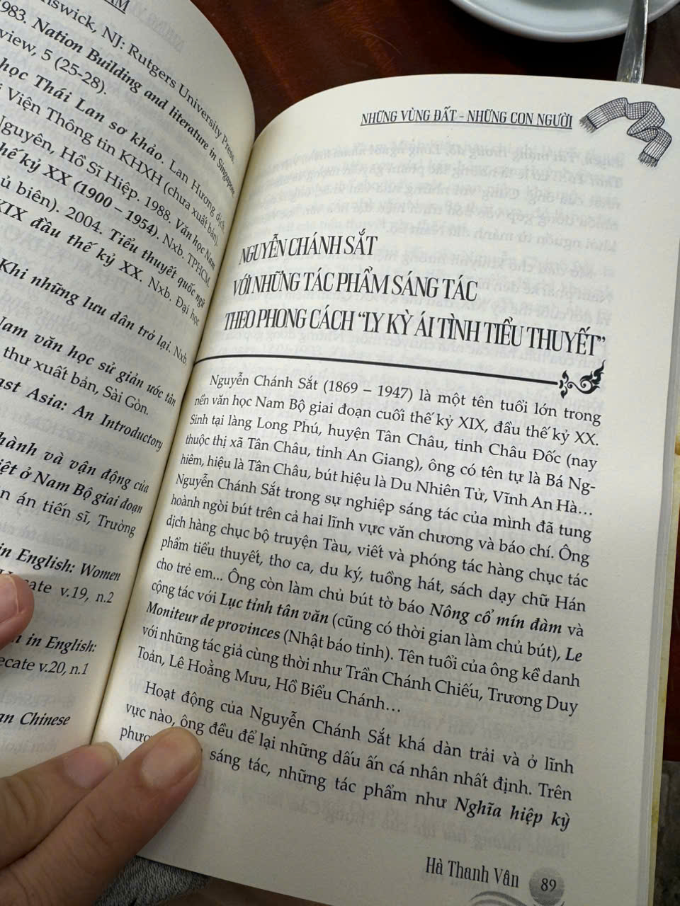 VĂN CHƯƠNG PHƯƠNG NAM: NHỮNG VÙNG ĐẤT – NHỮNG CON NGƯỜI - Hà Thanh Vân – Hanoi Books ` `` ` `