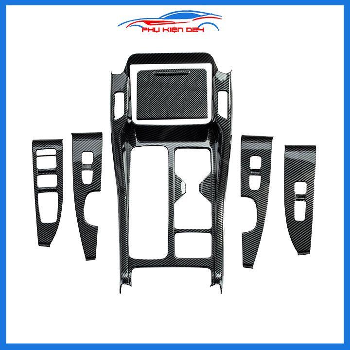 Ốp nội thất Sorento 2021-2022 vân Cacbon nhựa ABS bảo vệ chống trầy xước và làm đẹp xe