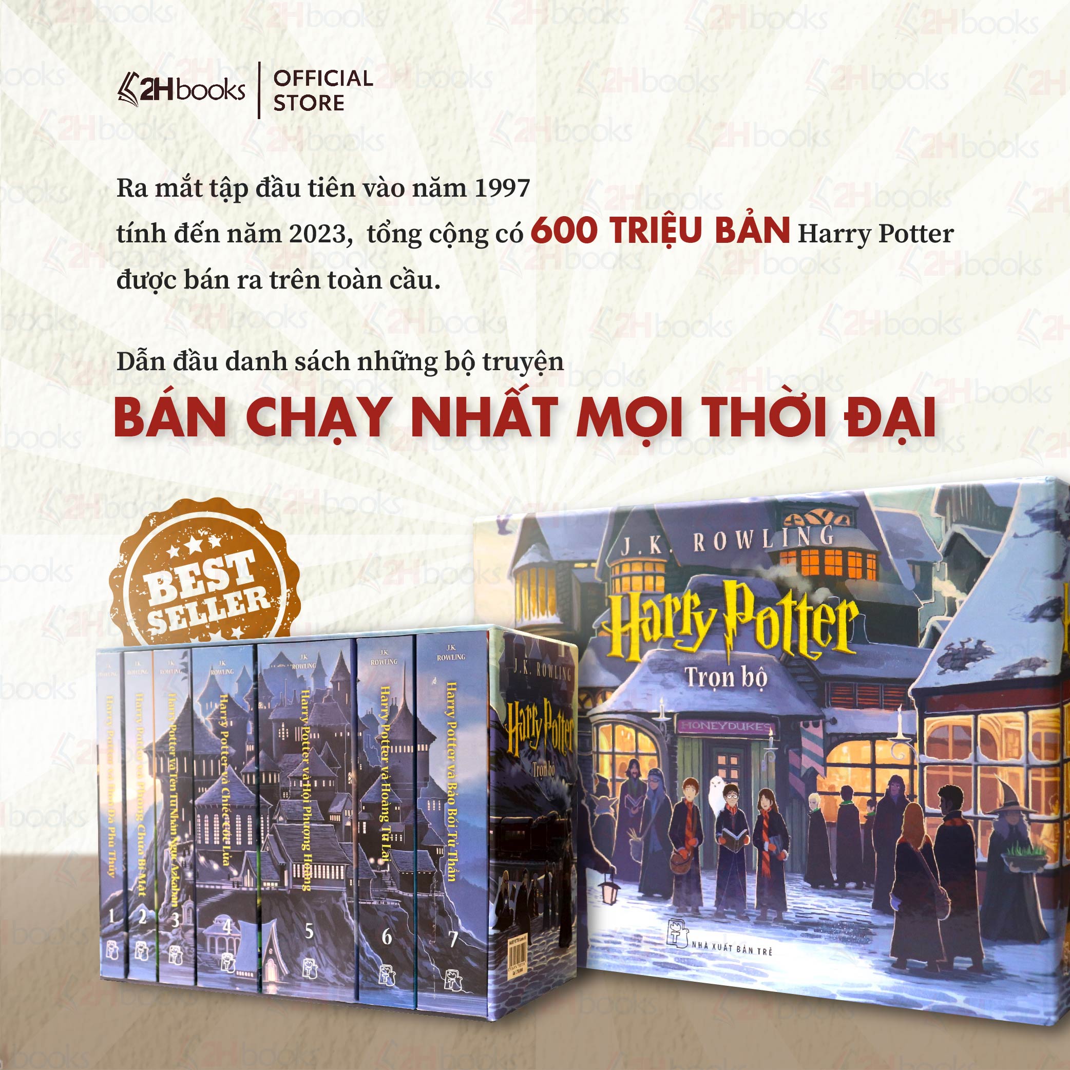 Sách- Harry Potter Tập 3- Harry Potter và Tên Tù Nhân Ngục Azkaban (Tái Bản 2022)- 2HBooks
