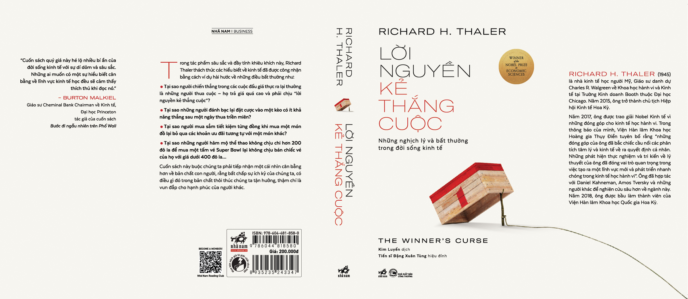 Sách - Lời nguyền kẻ thắng cuộc (Richard H.Thaler) (Nhã Nam Official)