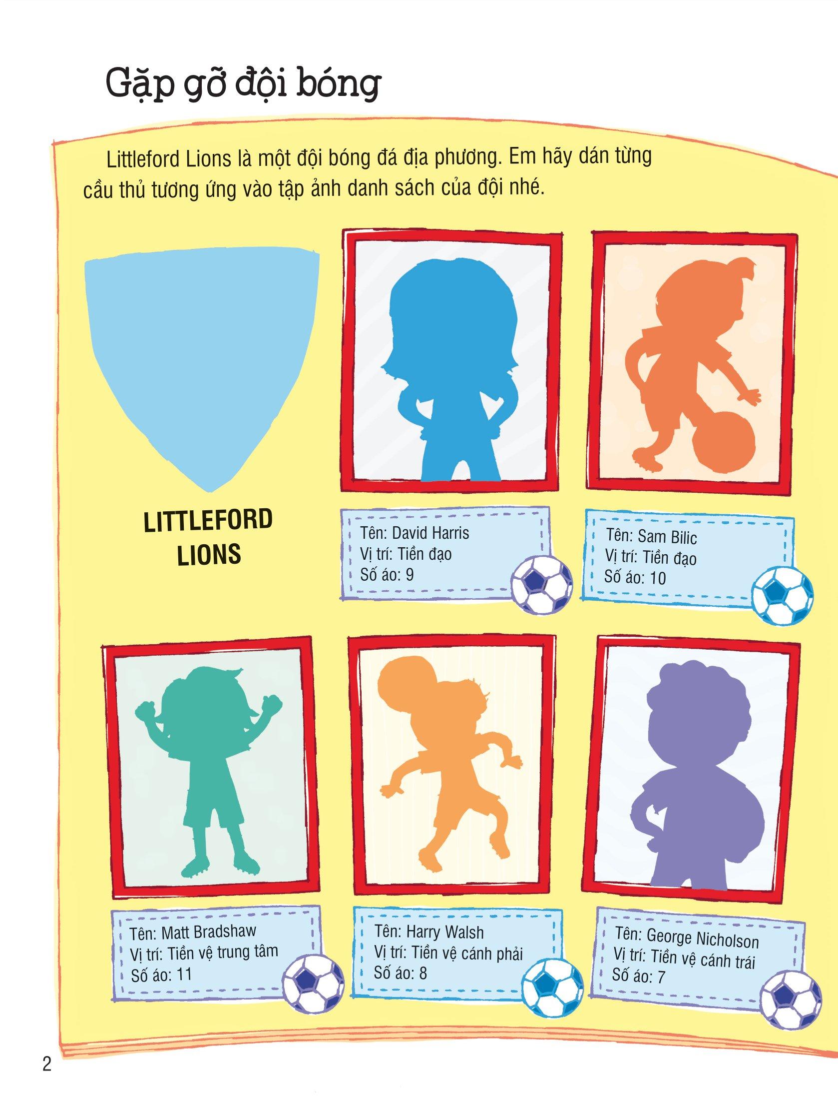 First Sticker Book - Sách Dán Hình Đầu Đời Cho Bé - Bóng Đá