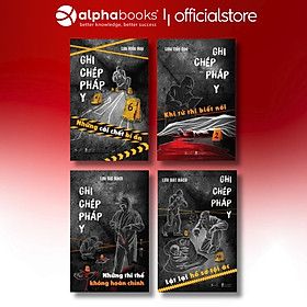 Combo Ghi Chép Pháp Y: Tập 1 + Tập 2 + Tập 3 + Tập 4
