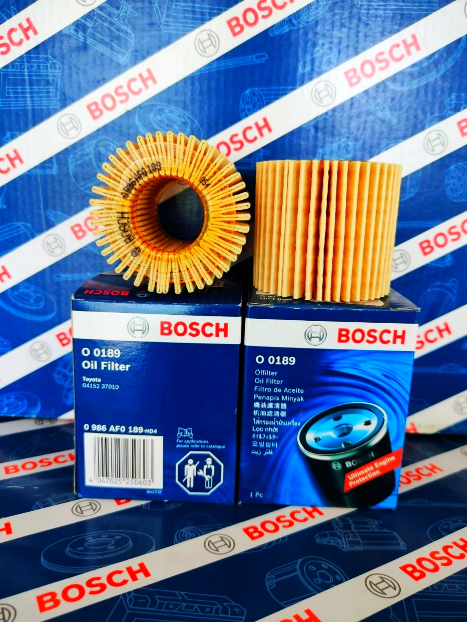 Lọc Nhớt Lexus CT200h RC350 Toyota RAV4 C-HR Altis 1.6/2.0 (10-13) Altis 1.8 (10-17)- Bosch O0189