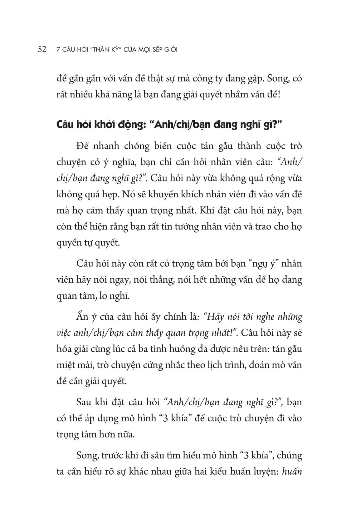 7 Câu Hỏi "Thần Kỳ" Của Mọi Sếp Giỏi (Tái Bản 2020)