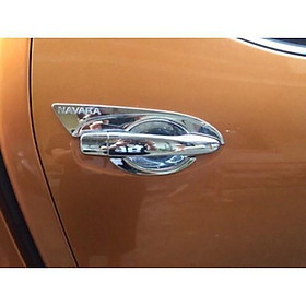 Bộ hõm tay cửa mạ crom xe ô tô dành cho Nissan Navara